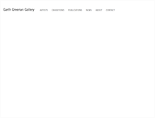 Tablet Screenshot of garthgreenan.com